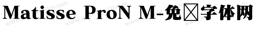 Matisse ProN M字体转换